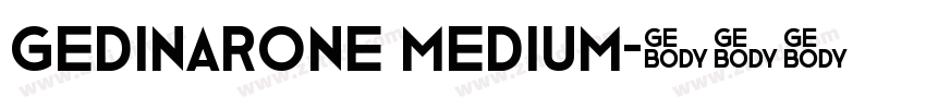 GEDinarOne Medium字体转换